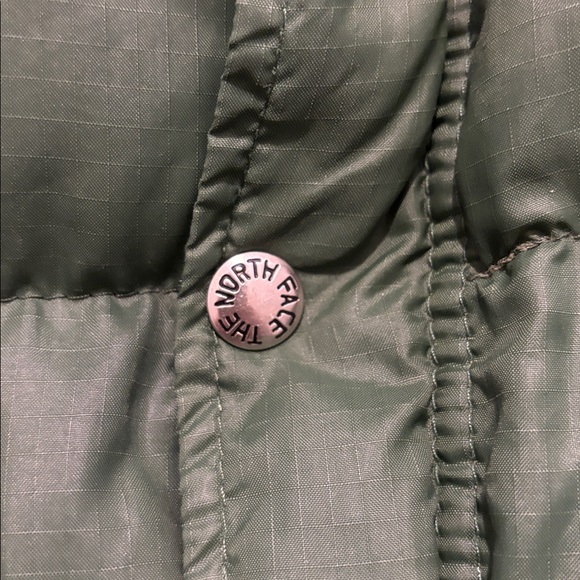 Vintage The North Face Jacket Mens  Green Puffer Down Filled - Picture 3 of 7